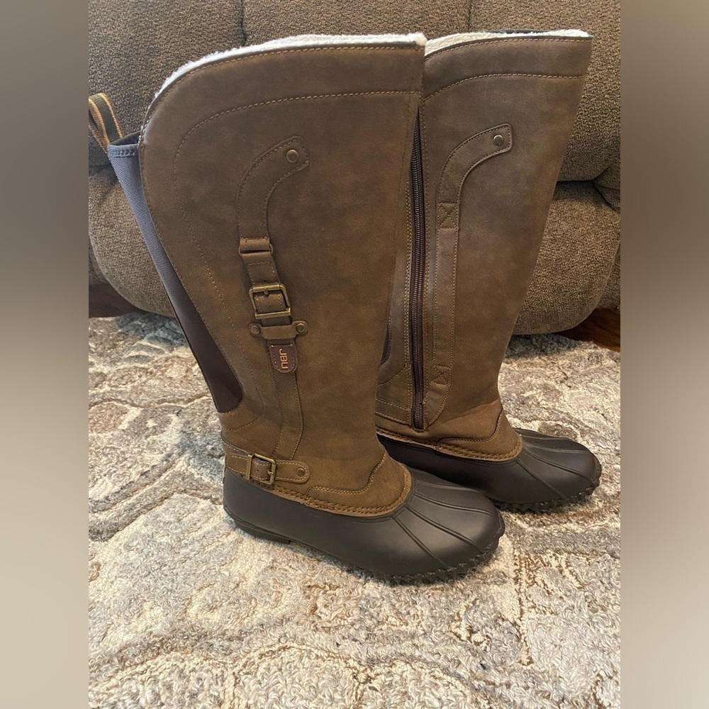 JBU Jambu Colorado Encore Duck Boots Women’s 7 Brown Winter Cozy Rubber - Picture 4 of 9